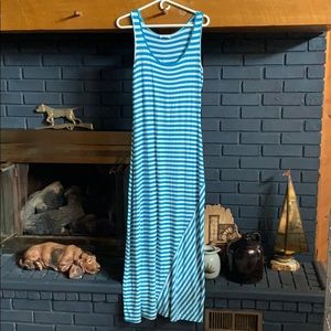 Size 6 Calvin Klein striped maxi dress